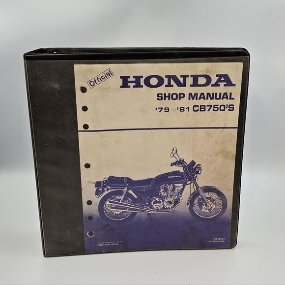 Honda Shop Manual '79 - '81 CB750's Retro - Picture 1 of 7